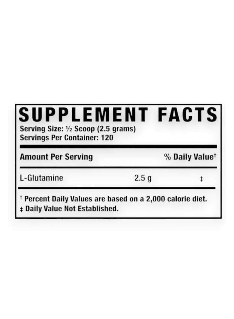 Glutamine XS, 300gm, 120 Servings