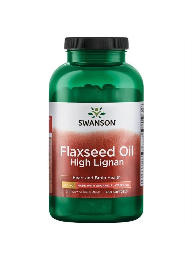 Flaxseed Oil High Lignan (Omegatru) 200 Sgels