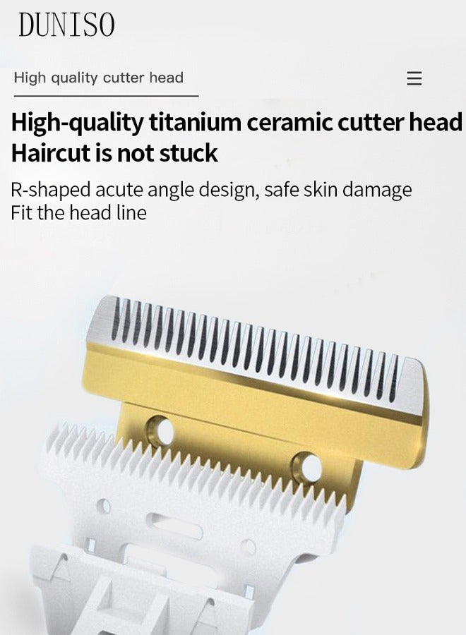 Smart Hair Clippers Electric with 4 Kinds of Positioning Combs Turbo Motor Hair Cutting Kit Pro Mens Clippers, Cordless Rechargeable Hair Trimmer Set Professional Barbers Grooming Kit