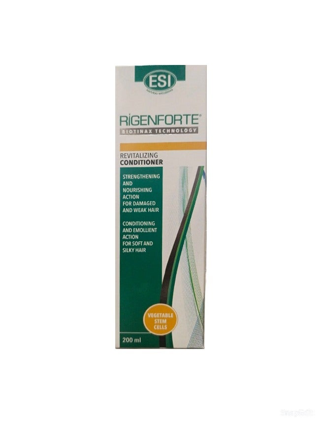 Rigenforte Revitalizing Conditioner: Strengthening and Nourishing Action for Healthy, Silky Hair (200 ml)