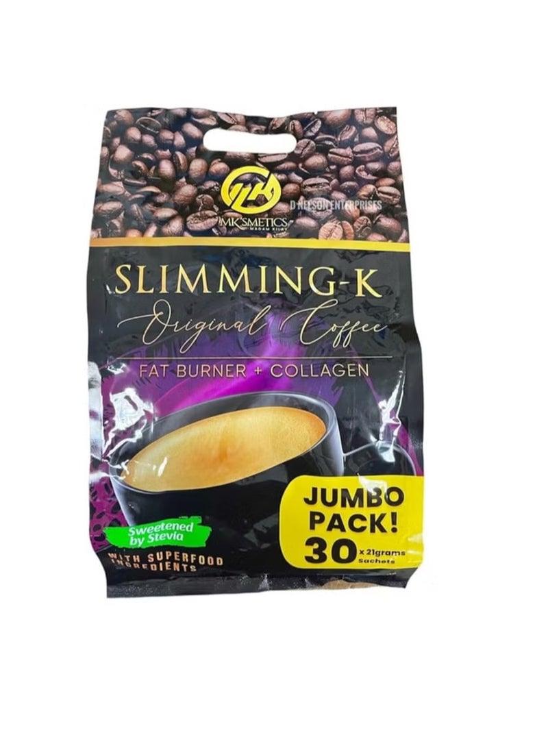 Jumbo Pack MK Slimming-K Coffee with Collagen, 30 Sachets