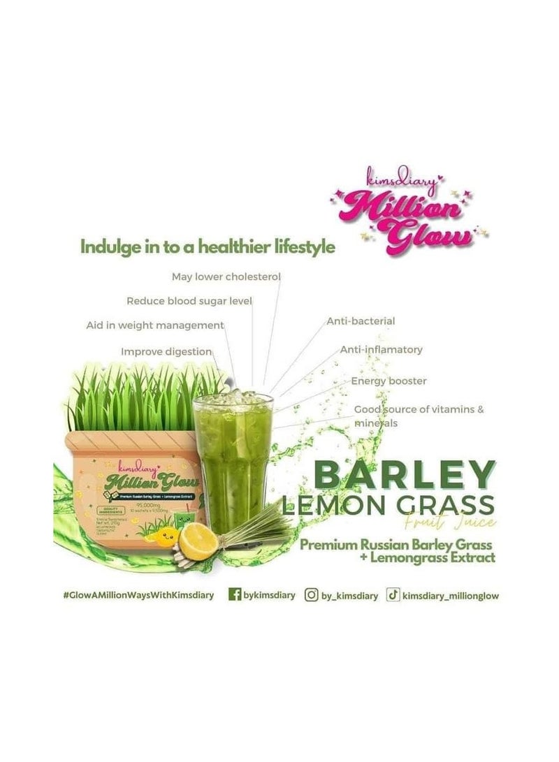 Kim's Diary Million Glow Premium Russian Barley Lemongrass Extract