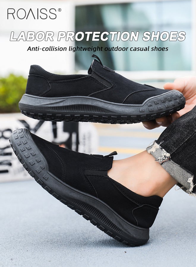 Minimalist Lightweight Sneakers for Men Breathable Soft Sole Anti Slip Shock Absorption Outdoor Sports Driving Shoes Mens Casual Low Top Elastic Wear Resistant Running Shoes