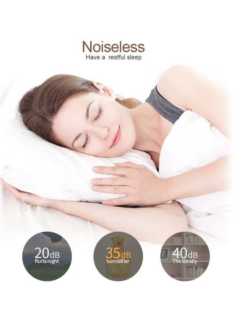 Essential Oil Diffuser, USB Led Ultrasonic Aroma Oil Diffuser Humidifier With 7 Colors, Durable And Reliable Fragrance Diffuser Machine, Portable Cool Mist Humidifier For Home Office, (Light Brown)