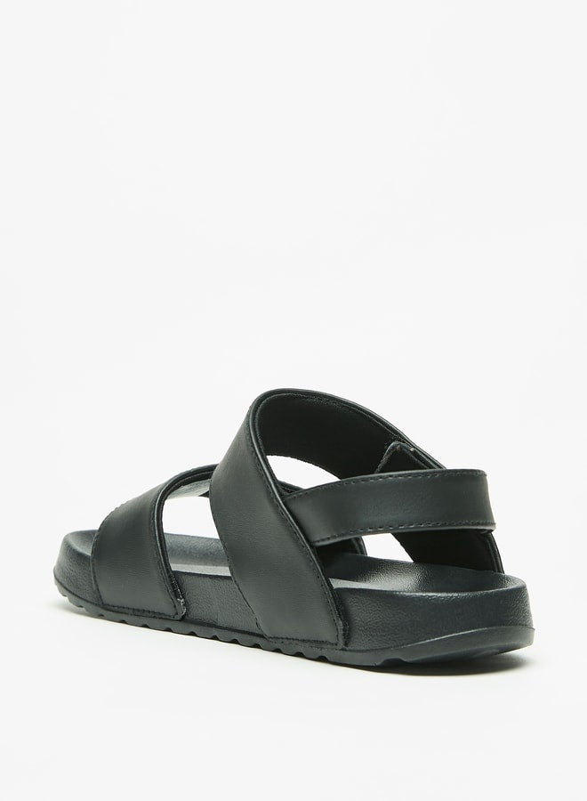 Boys Strappy Sandals with Hook and Loop Closure