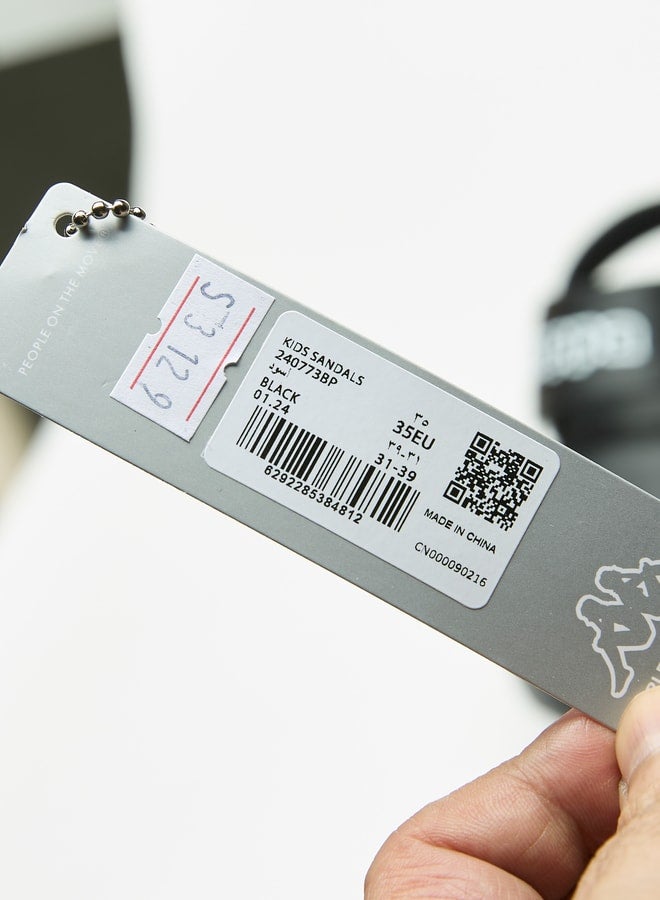 Boys Strappy Sandals with Hook and Loop Closure