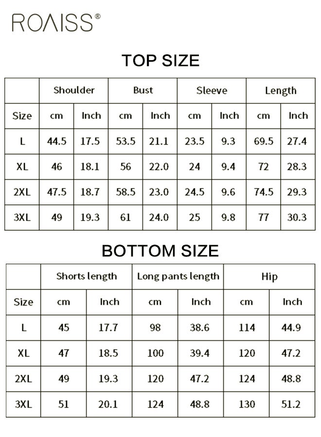 Summer Houndstooth Jacquard Satin Men Short Sleeve Shirt Pants Shorts 3Pcs Homewear Sleepwear Casual Pajamas Set