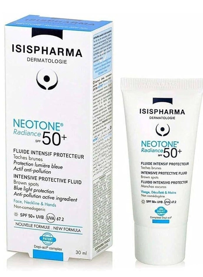 Isis Pharma Neotone Radiance Whitening fluid Spf 50+ 30ml