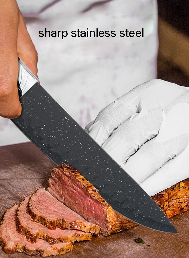 6 Piece Stainless Steel Knife Set