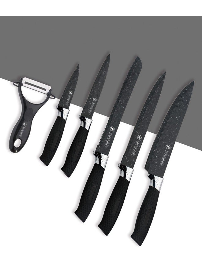 6 Piece Stainless Steel Knife Set
