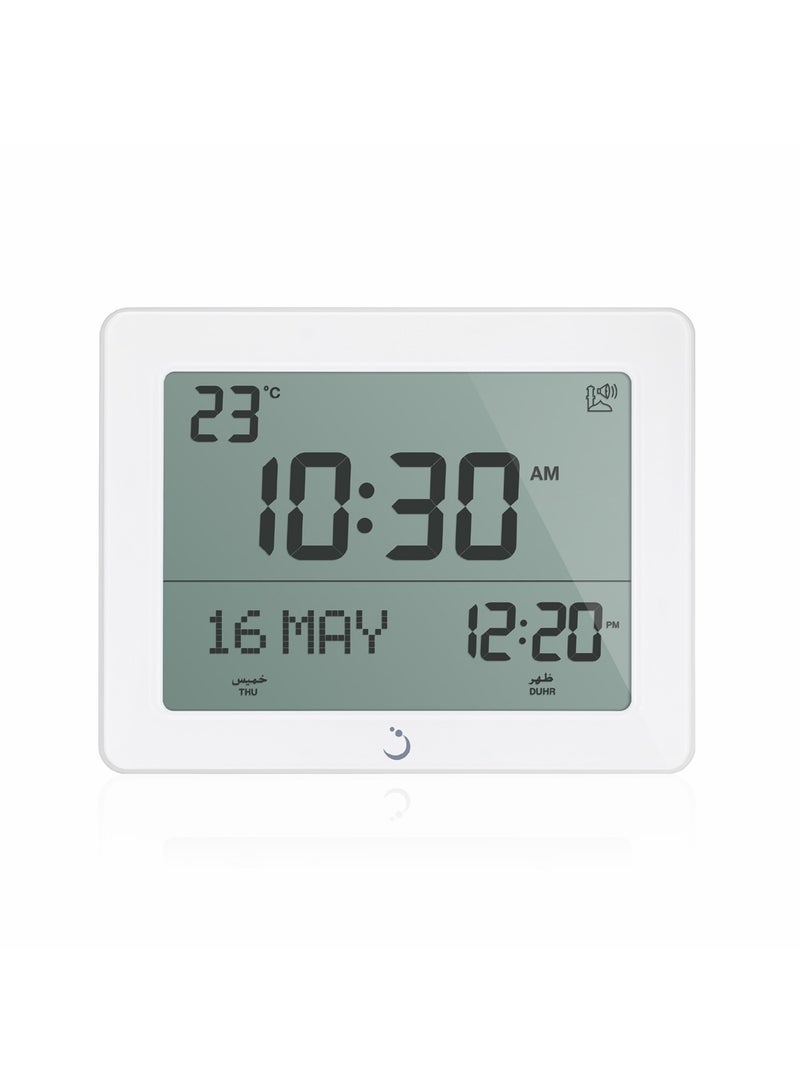 AlFajr Azan Alarm Clock CF-19 White