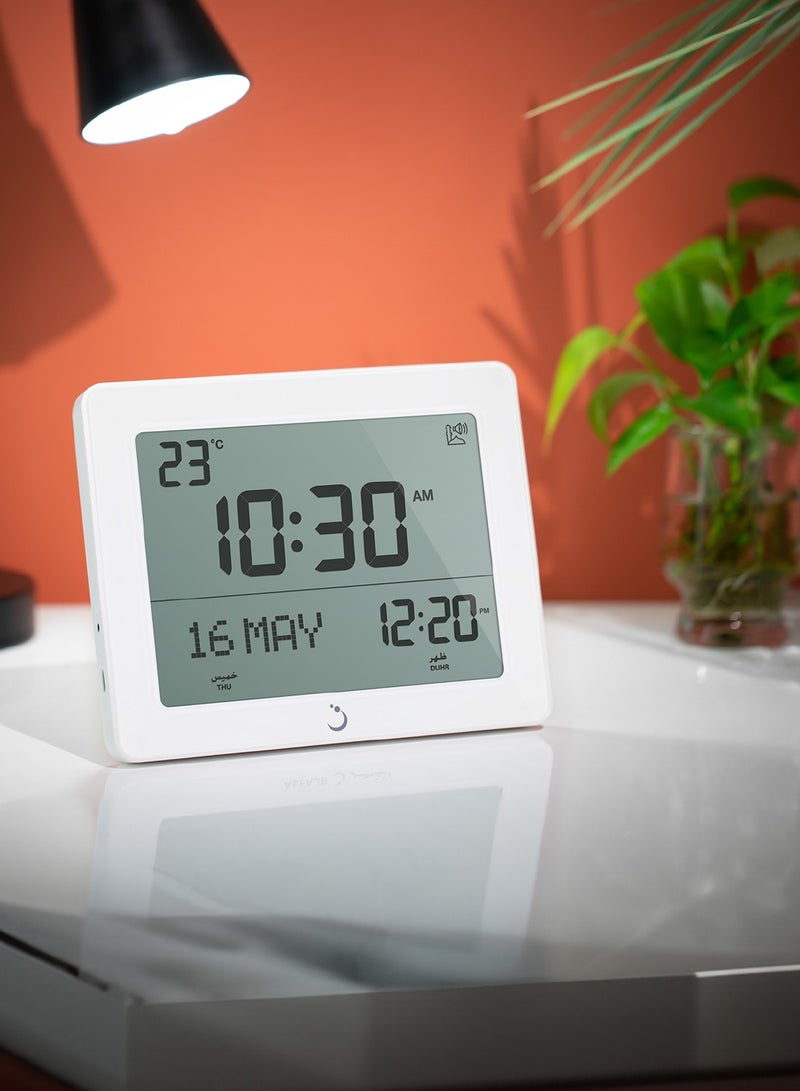 AlFajr Azan Alarm Clock CF-19 White