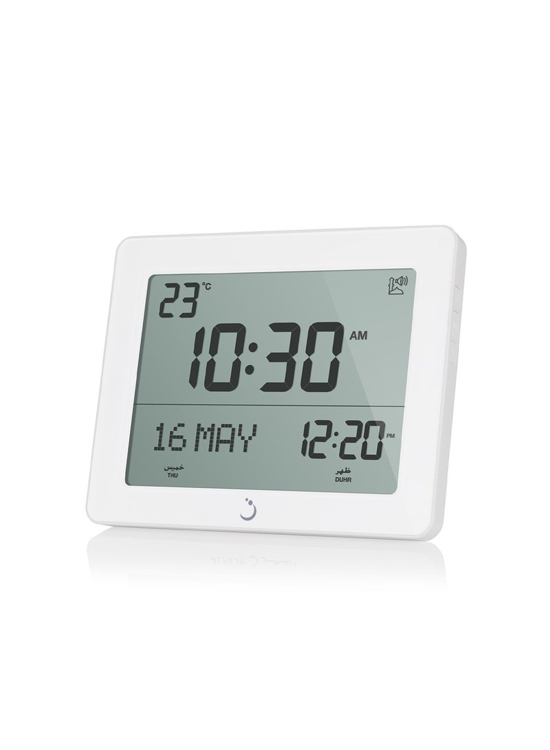 AlFajr Azan Alarm Clock CF-19 White