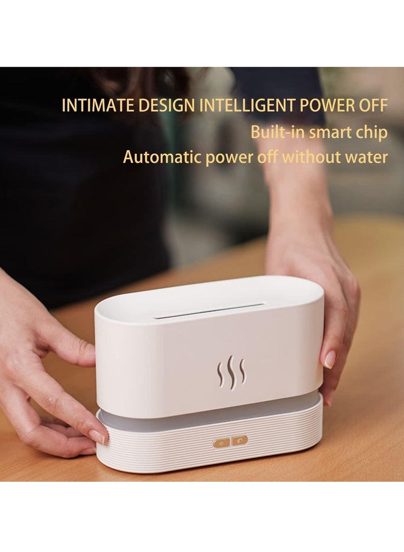 Essential Oil Diffuser, Two Speed Automatic Shutdown Essential Oil Diffuser With Adjustable Lightening , Durable Long Lasting Aromatherapy Diffuser, Portable Room Diffusers For Home Office, (White 2)