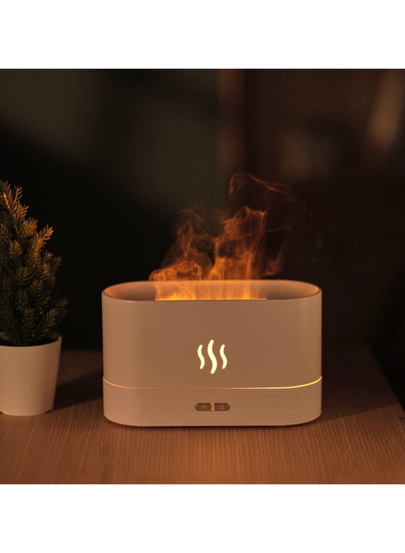 Essential Oil Diffuser, Two Speed Automatic Shutdown Essential Oil Diffuser With Adjustable Lightening , Durable Long Lasting Aromatherapy Diffuser, Portable Room Diffusers For Home Office, (White 2)