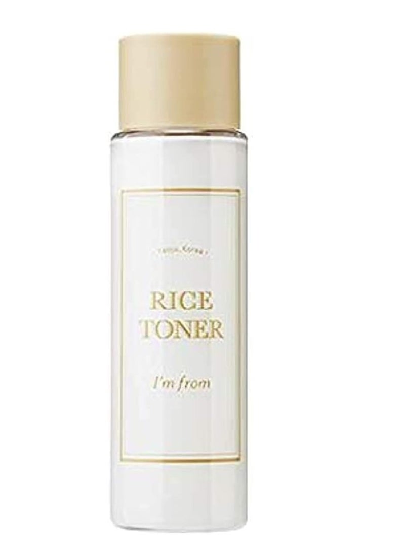 Rice Toner 77.78% Rice Extract from Korea Glow Essence with Niacinamide Hydrating for Dry Skin Vegan Alcohol Free Fragrance Free Peta Approved K Beauty Toner 5.07 Fl Oz