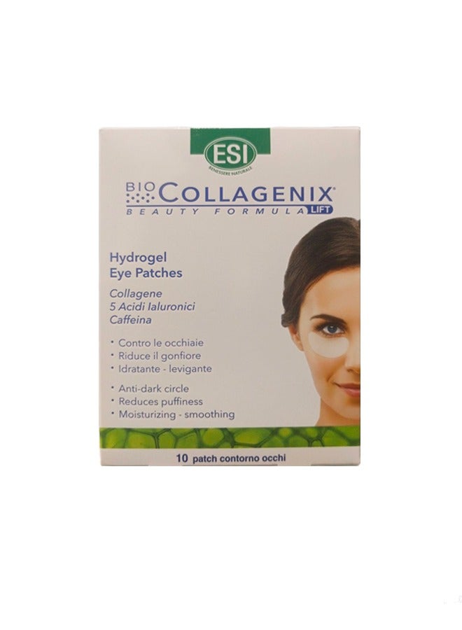 Bio Collagenix Beauty Formula Lift Hydrogel Eye Patches: Anti-Dark Circle, Reduces Puffiness, Moisturizing, Soothing (10 Patches)