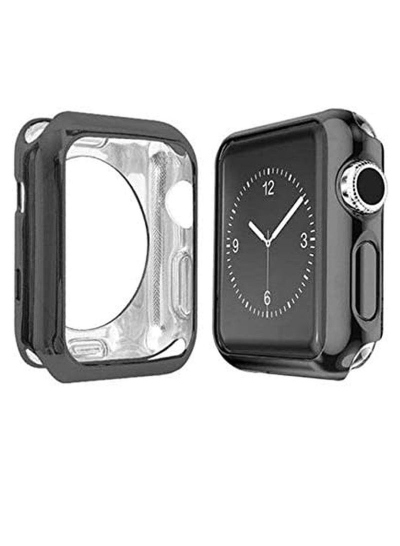 Electroplating TPU Protective Cover Case For Smart Watch Series 1/2/3