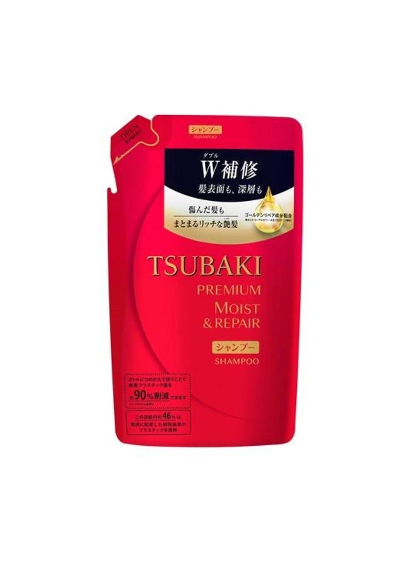 Tsubaki Premium Moist And Repair Damaged Hair Shampoo (Refill) 330ml