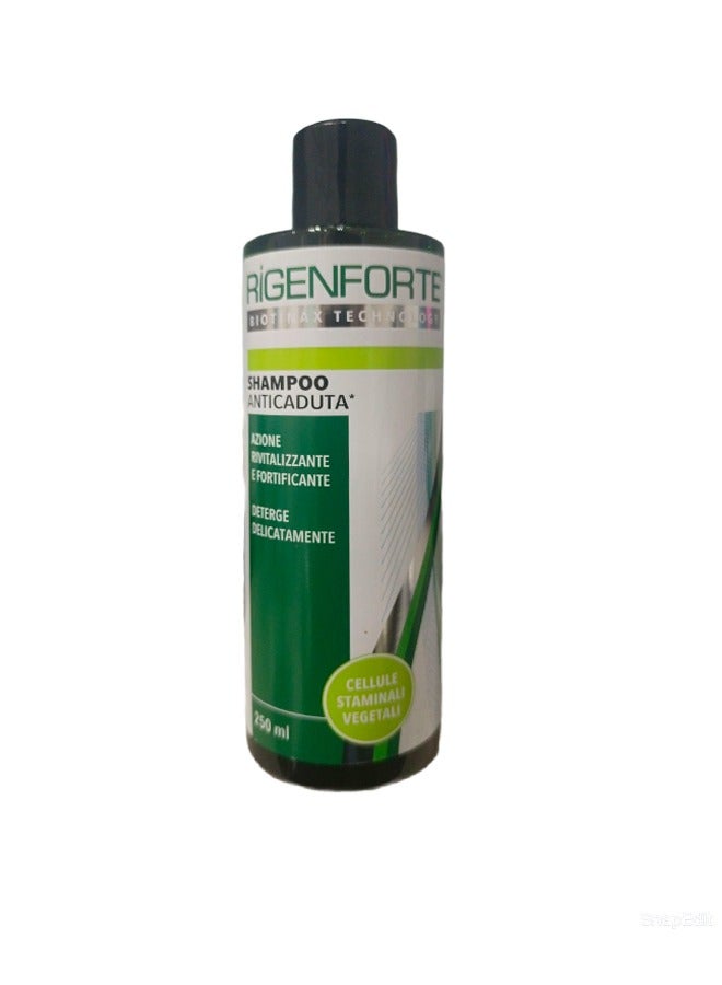 Rigenforte Biotinax Technology Anti-Hair Loss Shampoo: Revitalizing and Strengthening Action for Fuller, Healthier Hair (250 ml)