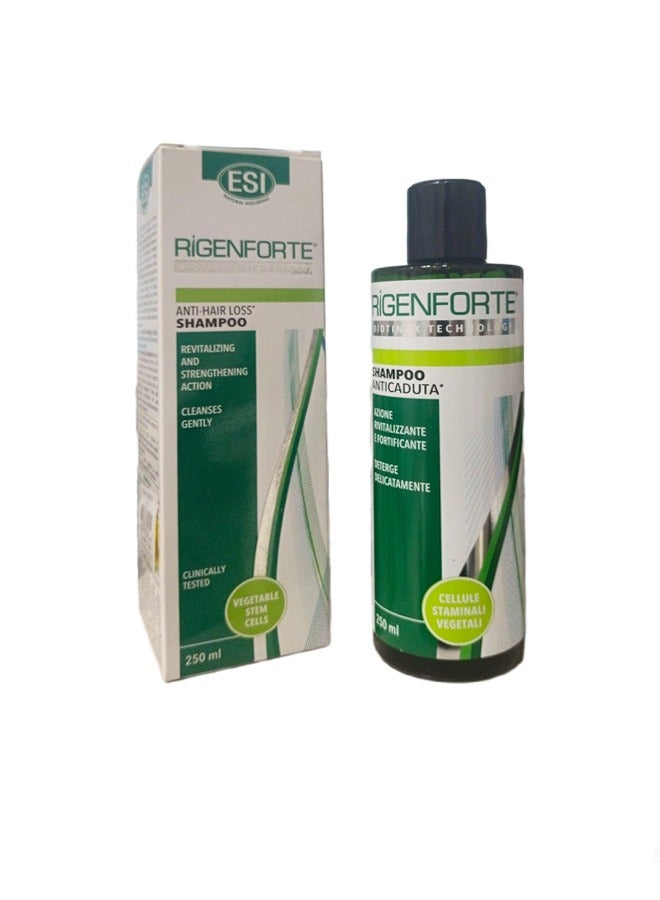Rigenforte Biotinax Technology Anti-Hair Loss Shampoo: Revitalizing and Strengthening Action for Fuller, Healthier Hair (250 ml)