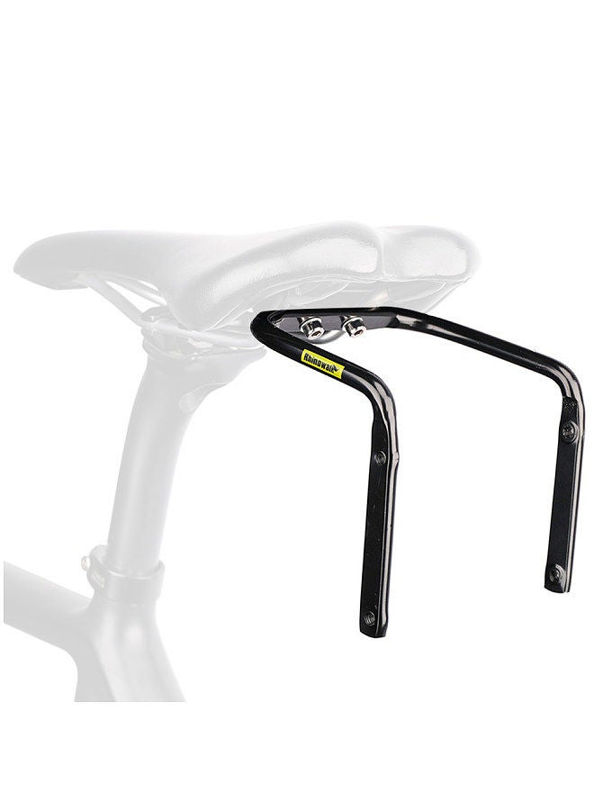 Rhinowalk Bike Saddle Bag Stabilizer Bracket Bicycle Tail Bag Mount Rear Rack AntiSway with Bottle Cage Mounting Holes for Mountain Road Bike