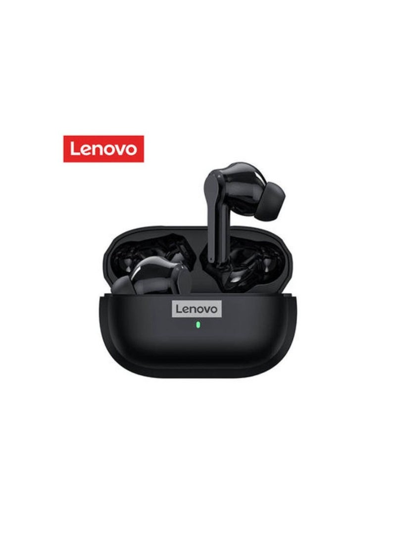Lenovo LP1S TWS Bluetooth Earphone Sports Wireless Headset Stereo Earbuds HiFi Music With Mic LP1S For Android IOS Smartphone Charging Case - white Colour