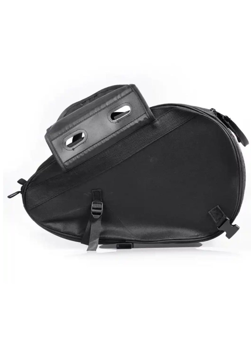 Pair Detachable Waterproof Motorcycle Hard Shell Saddle Bag