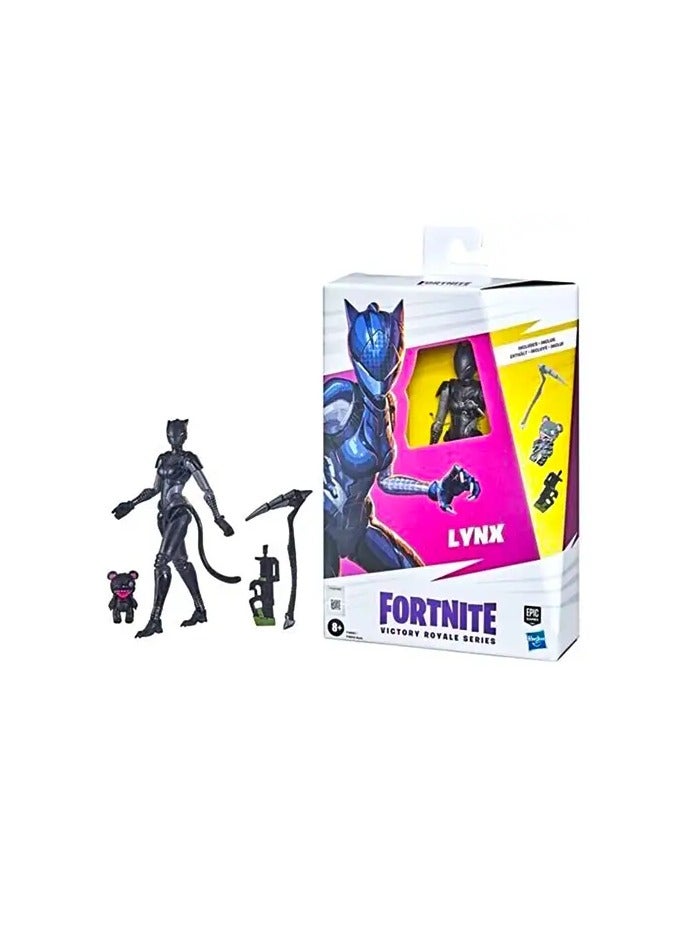 Hasbro Fortnite Victory Royale Series Chaos Agent Collectible Action Figure (6-Inch) with Accessories – Ages 8+, Black F4959