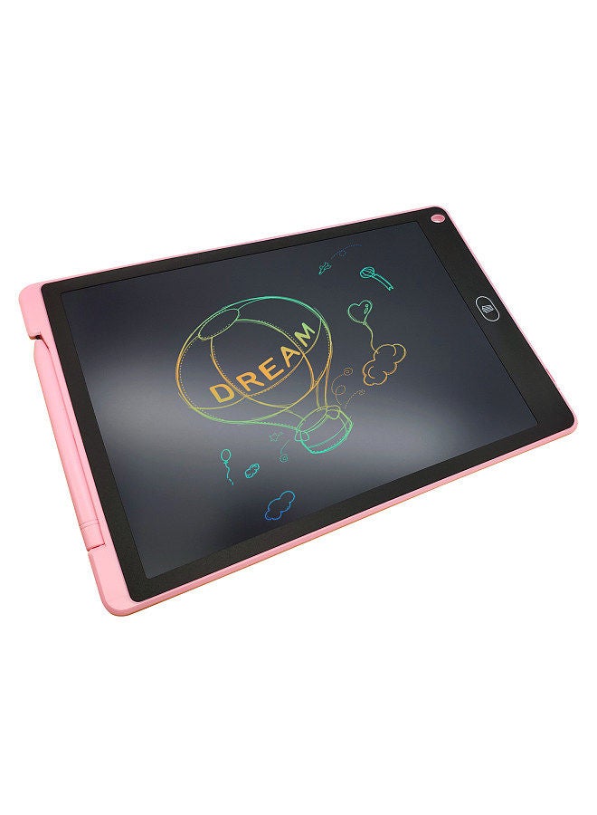 12 Inch LCD Writing Tablet Electronic Digital Drawing Board Erasable Writing Pad Color Screen One-Click Erase with Lock Button Gift for Children Adults Home Office School