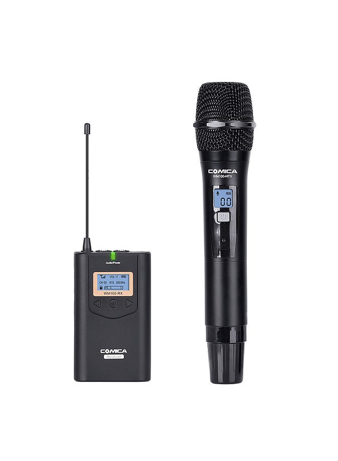 CVM-WM100H 48-Channel UHF Wireless Handheld Microphone System 328ft Range/ 16level Volume/ Real-Time Monitor