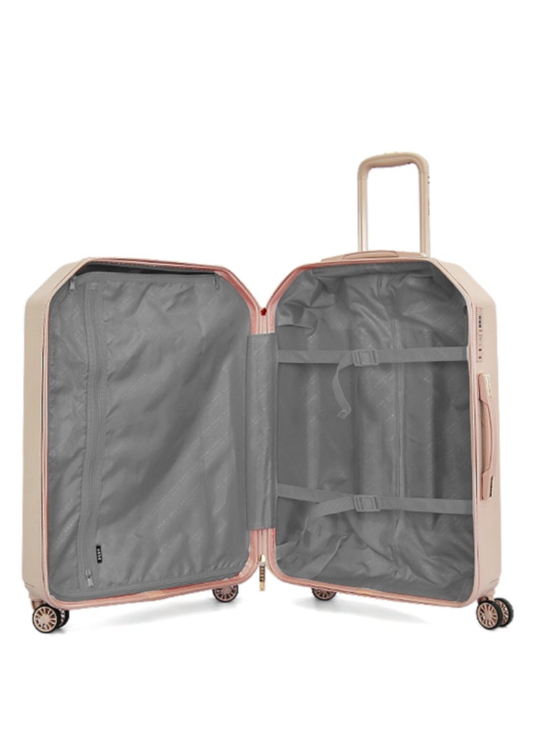 Allure Hardside Luggage on Wheels for Unisex | Ultra Lightweight ABS on with Spinner Wheels 4 Color Champagne