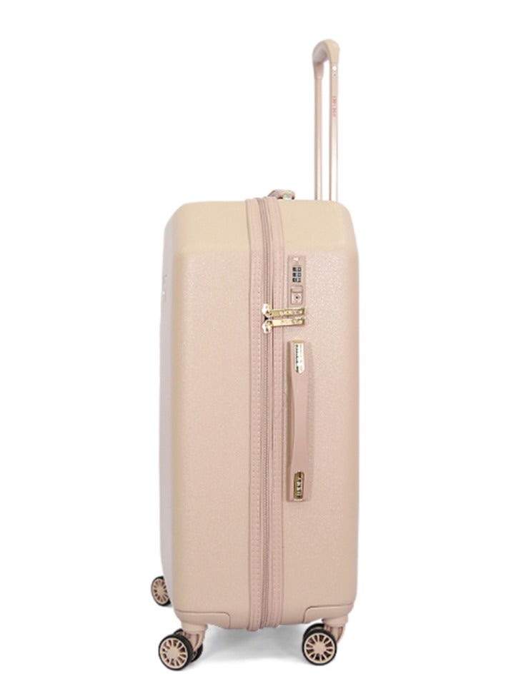 Allure Hardside Luggage on Wheels for Unisex | Ultra Lightweight ABS on with Spinner Wheels 4 Color Champagne