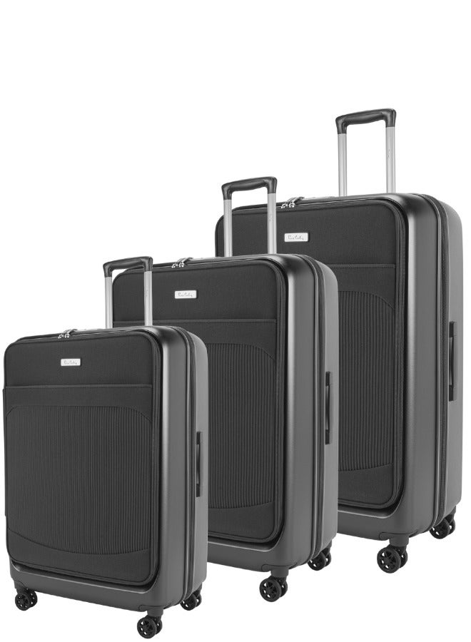 Pierre Cardin Luggage Lightweight Suitcase for Travel,