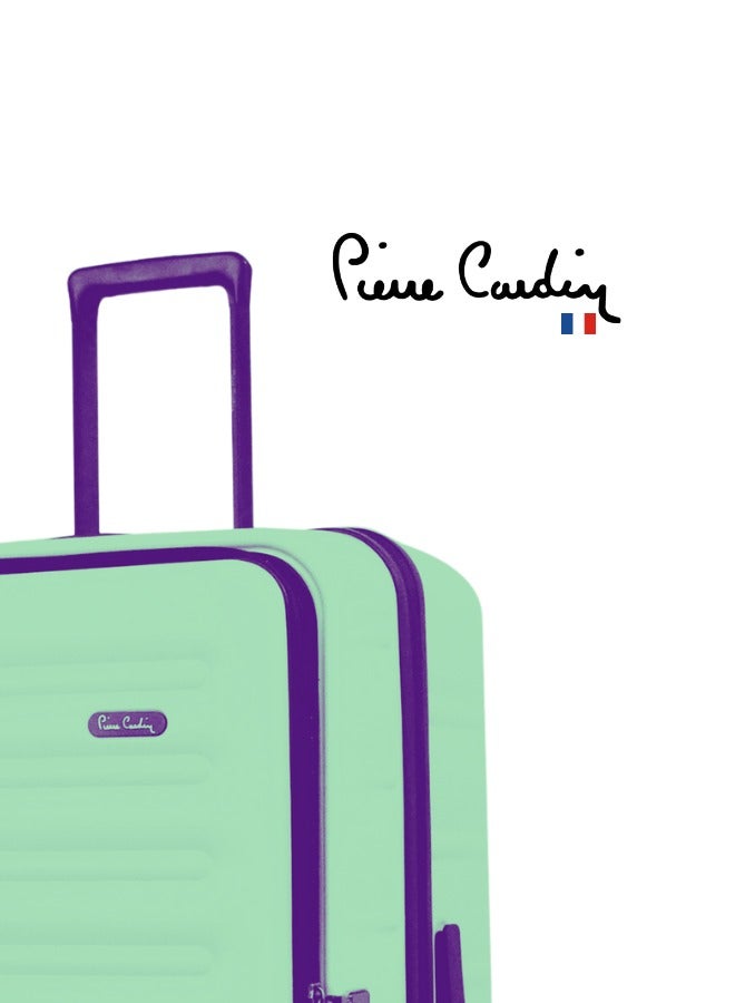 Pierre Cardin Front Zipper Luggage Lightweight Hardside Suitcase for Travel, TSA Approved, ANTI Theft Double Zipper