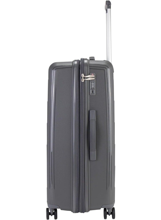 Pierre Cardin Unbreakable Luggage Set of 3, Expandable and Anti Theft Double Zipper Suitcase