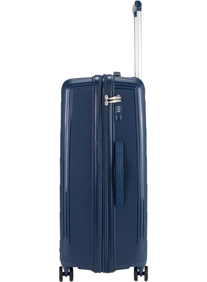 Pierre Cardin Unbreakable Luggage Set of 3, Expandable and Anti Theft Double Zipper Suitcase