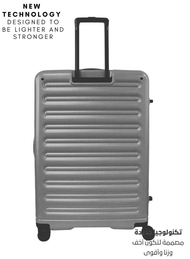 Pierre Cardin Front Zipper Luggage Lightweight Hardside Suitcase for Travel, TSA Approved, ANTI Theft Double Zipper