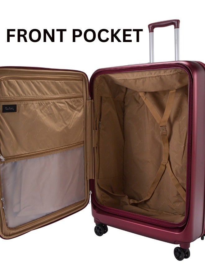 Pierre Cardin Luggage Lightweight Suitcase for Travel,