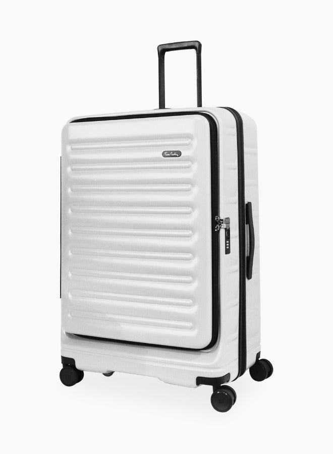 Pierre Cardin Front Zipper Luggage Lightweight Hardside Suitcase for Travel, TSA Approved, ANTI Theft Double Zipper