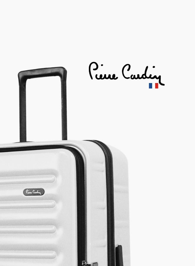 Pierre Cardin Front Zipper Luggage Lightweight Hardside Suitcase for Travel, TSA Approved, ANTI Theft Double Zipper