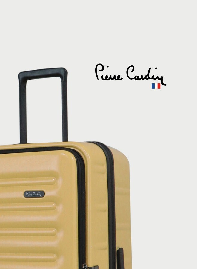 Pierre Cardin Front Zipper Luggage Lightweight Hardside Suitcase for Travel, TSA Approved, ANTI Theft Double Zipper