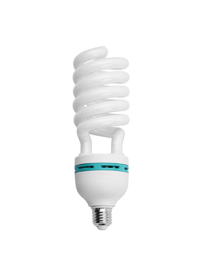 Spiral Fluorescent Light Bulb 135W 5500K Daylight E27 Socket Energy Saving for Studio Photography Video Lighting