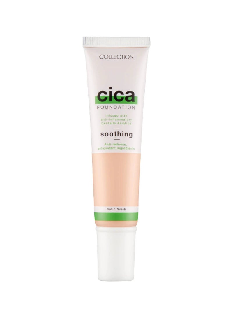 Hydrating Medium Coverage Cica Foundation Infused with Anti-Redness - Fair 30ml