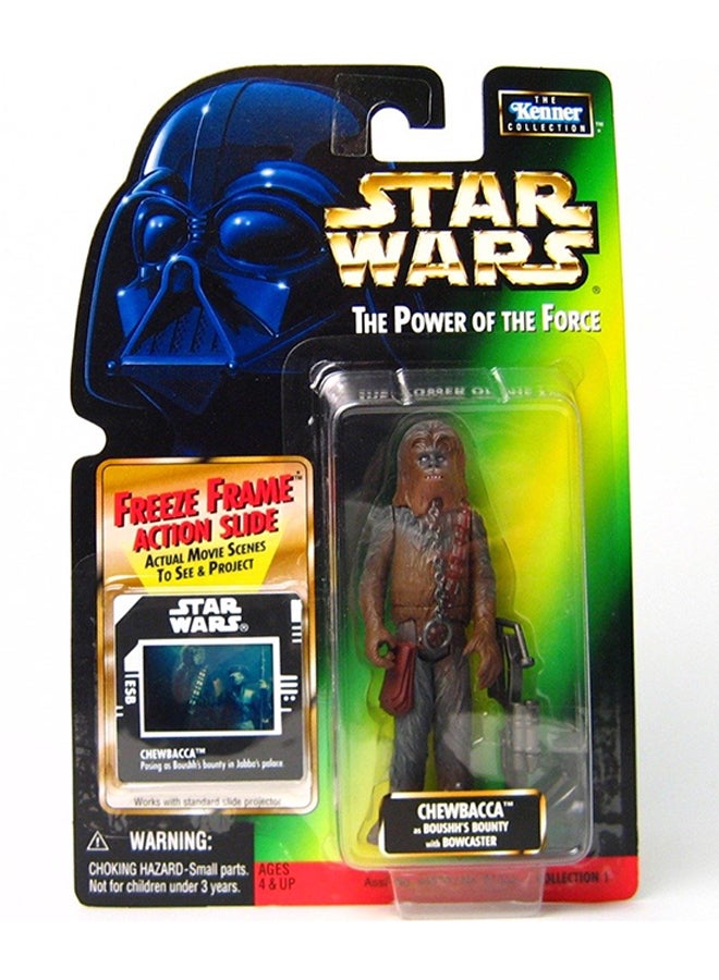 Power Of The Force Freeze Frame Chewbacca Action Figure