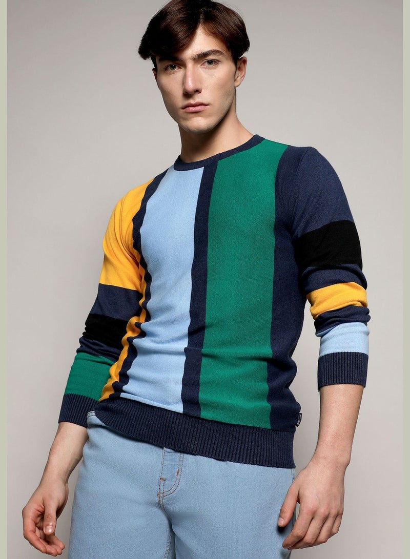 Colorblock Sweater