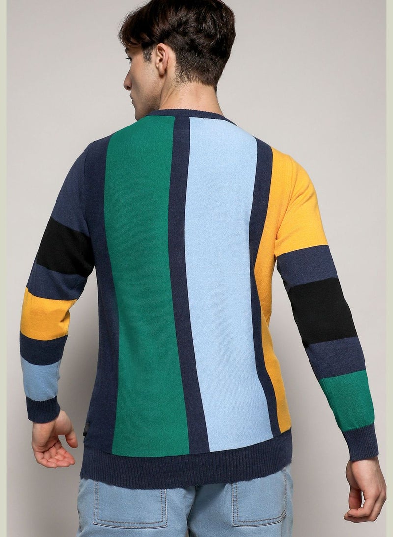 Colorblock Sweater