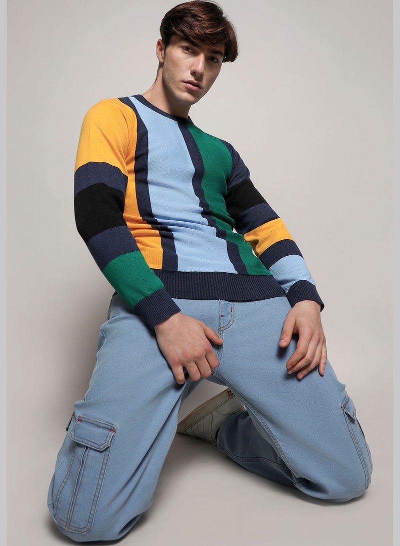 Colorblock Sweater