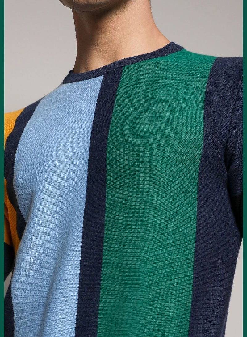 Colorblock Sweater