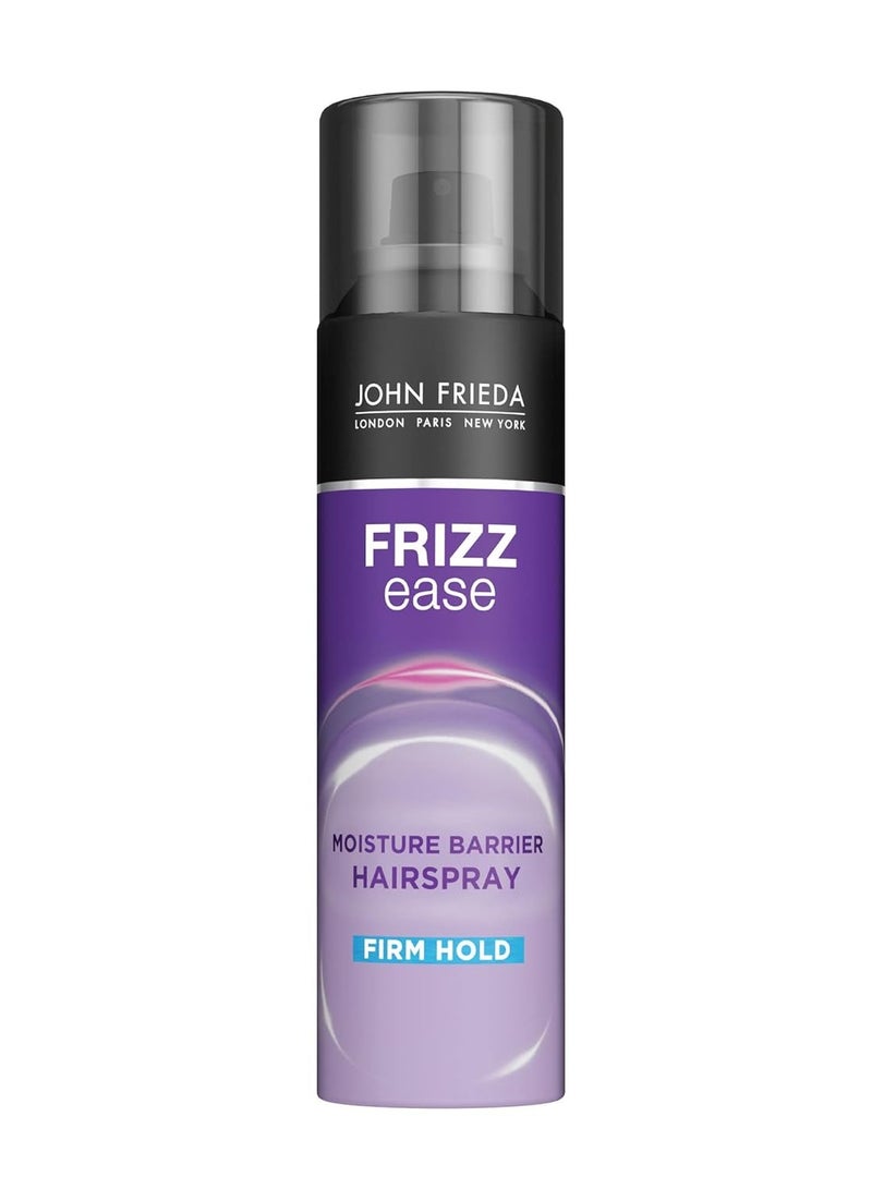 John Frieda Anti Frizz, Frizz Ease Firm Hold Hairspray, Anti-Humidity Spray for Hair, for 24-hour Hold, 12 Oz